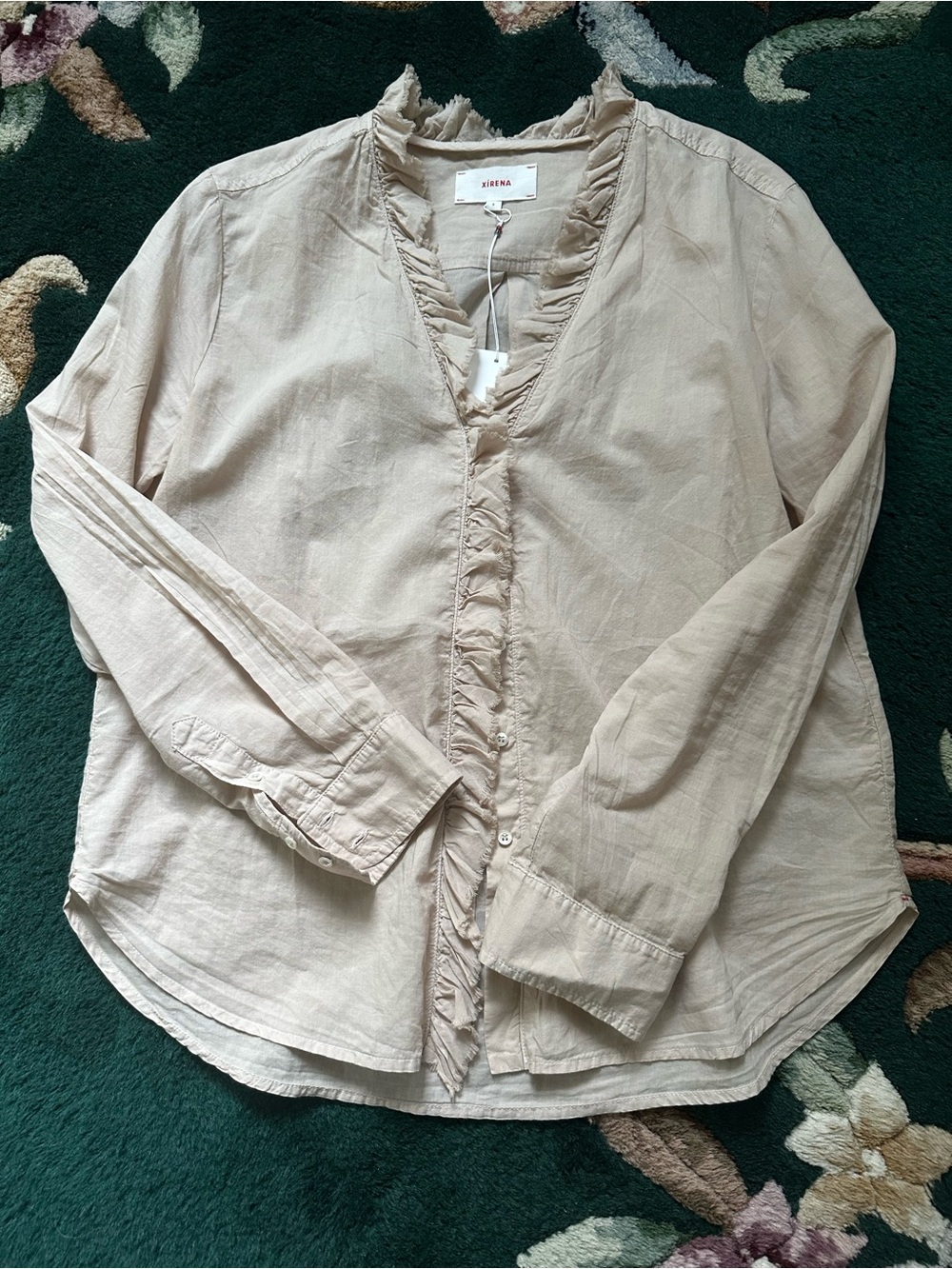 Xirena Kayde shirt parchment NWT